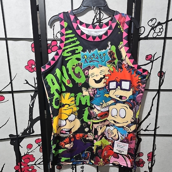Rugrats Basketball Jersey By Headgear Classics HGC Size Large New - Picture 2 of 9
